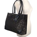 Diane Von Furstenberg  DVF Jacquard Heart Print Large Shoulder Tote Bag Photo 0
