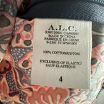 A.L.C. Chandler Floral Spring or Summer Poplin Top Size 4 Blouse Photo 7