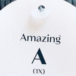 Arula Black & Pink Velvet Floral Sleeveless Tiered Maxi Dress. Size 1X Photo 6