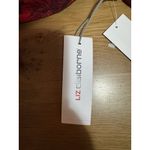 Liz Claiborne  Sweater Women Size Large Burgundy Floral Stretch Lightweight NWT Photo 8