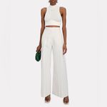 Torn By Ronny Kobo  ivory wide leg cargo pants Photo 3