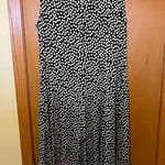 Jessica Howard  Sleeveless Polka Dot Midi Dress Womens Size 14 Petite Photo 1