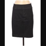 Vince Skirt 4 Mini Denim Stretch Charcoal Gray Luxury Office Work Professional Photo 2