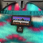 Patagonia Synchilla Navajo Snap T Fleece XS Turquoise Pink Southwestern Photo 1