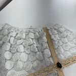 Trina Turk Bardot Top Womens X Small Daisy Floral White Crochet Off Shoulder Photo 9