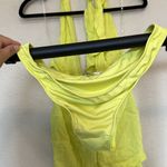 House Of CB  OLESSIA ACID LIME BACKLESS HALTER MAXI DRESS NWOT gown size S neon Photo 5