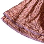 Free People  Tabitha Floral Print Mini Dress Sleeveless Tiered Lace Trim Small Photo 3