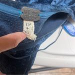 We The Free Free People Midnight Blue Velvet Top sz Xs Photo 3