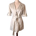 CAbi  Sandy Trench Coat #777‎ Size 4 Cotton Spandex Blend Photo 1