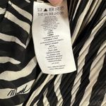 Michael Kors Zebra Print Midi Dress V-Neck Flutter Sleeve M Tired Ruffle Boho Photo 4