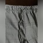 Houndstooth C By One Black & White  Pattern Capri Casual Pants Sz XL  T 16. Photo 1