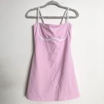 Alo Yoga Airbrush Streamlined Dress Sweet Pink/White M Photo 5