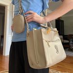 Discontinued Steve Madden Leather Handbag Tan Photo 1