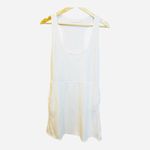 Spiritual Gangster  White Alessia Mini Dress Large Racerback Cotton Pockets NWT Photo 2