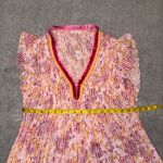 Poupette St Barth Sasha lace trimmed mini dress size medium Orange Photo 6