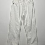 ZARA white wide leg jeans size 0 Photo 0
