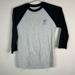 Juliana Bicycles Bike Night Shirt Women XS Raglan Tee MTB Graphic Jungle Art Gray Photo 0