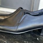 David Tate black leather loafers shoes square toe witchy comfort size 10 slip on Photo 1