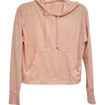 Nike  Dri Fit Peach Lightweight Hoodie Pullover Sweater Womens S Boxy Fit Running Photo 0