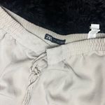 ZARA Minimalist Sheer Creme Pants Women's Size M Photo 2
