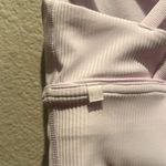 Lululemon  Women’s Energy Longline Bra Ribbed Pink Size 2 Photo 5