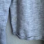Lululemon  Time to Restore Nulu Long Sleeve Shirt Gray Size 6 Yoga Tie Wrap Top Photo 5