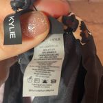 Kendall + Kylie NWT  bikini size large tie sides black & cheetah‎ print Photo 5