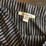 American Eagle  | navy and chambray tie waist skirt Photo 1