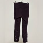 Lululemon  Motionful 7/8 Tight 25” Black Cherry plum purple zip pocket mesh Photo 3