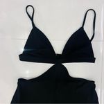 Fleur du Mal Luxe Matte Jersey Jumpsuit Black Size XS Photo 3