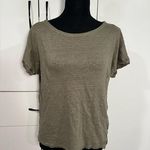Charter Club  100% linen T-shirt size M‎ Photo 0