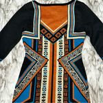 Flying Tomato  Women’s Sz M Southwestern Cowgirl Sweater Dress Art To Wear Aztec Photo 8