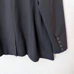 Universal Standard [] Black Rio Wool Blend Blazer Jacket Work Office 14 16 Small Photo 6