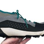 Under Armour Women's Size 9 Burnt River Hiking Trail Shoes Grey Black Green/Blue Photo 7