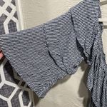 American Eagle  Blue Gingham Off The Shoulder Dress Size XL NWT Photo 2