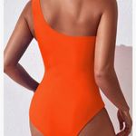 Amazon Beilon One-Shoulder Orange Swimsuit Photo 1
