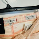 Guess 1981 Striped Skinny Jeans American Star Pink/White Size 26 Photo 3