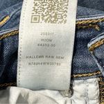 True Religion  Size 24 Medium Light Blue Wash Halle Mid Rise Raw Hem Skinny Jeans Photo 8