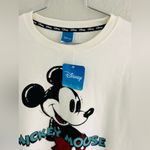 Disney Mickey Mouse Colored Pencil Sketch Fleece Sweater White size med Photo 3