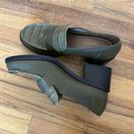 Anthropologie Women's Khaki and Green Loafers Size 9 Photo 2