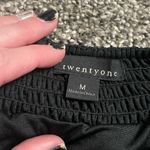 Forever 21 Twenty One by black frill trim sleeveless backless halter dress M Photo 2