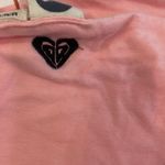 Roxy Strapless Casual Midi Dress Abstract Sz M Stretchy Women’s Pink Black Photo 8