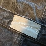 Everlane  Raw Hem The Denim Skirt in Washed Black Photo 9