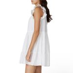The Kooples  Rent the Runway White Ruffle Heart Embroidered Ruffle Sleeveless Dress 1 Photo 1