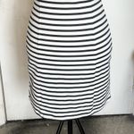 Cals Dress Womens Sz Large Striped Open Back Skater Mini Baddie Cocktail Y2K Black Photo 9