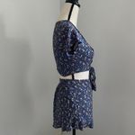 American Eagle  Floral 2 Piece Matching Set Crop Top Shorts‎ sz XS Bloomcore Boho Photo 12