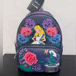Lounge Fly  Disney Alice in Wonderland Alice & Flowers Mini Backpack Photo 2