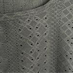 Hollister Women’s Long Sleeve Eyelet Square Neck Top Black Size Medium Y2K Photo 5