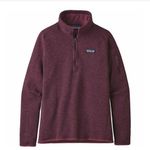 Patagonia Women's Better Sweater 1/4 Zip Fleece Burgundy XS Photo 0