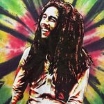 Bob Marley One Love Portrait tiedye T-shirt size small Photo 1